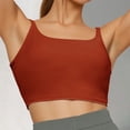 thumbnail image 2 of Glisme Sports Bras For Women High Support Comfortable Large Thin Sagging Side Backless Shining No Steel Ring Wrapping Bra Workout Yoga Top Athletic Red, 2 of 5