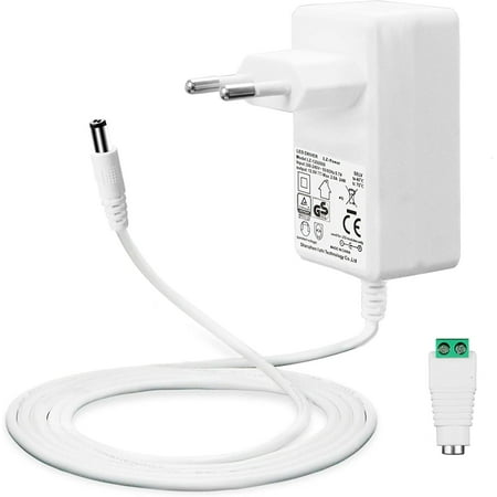 12V 2A LED Netzteil, Universeller Transformator Eingang AC