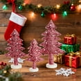 thumbnail image 6 of Non-Woven Mini Christmas Tree Desktop Decoration Set Festive Tabletop Xmas Tree Kit Small Christmas Tree Decorations for Home Office Desk Holiday Seasonal Decor, 6 of 7
