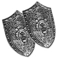 thumbnail image 3 of FELTECHELECTR escudos de caballero de juguete para niños, disfraz de caballero medieval con forma de león para fiesta de Halloween, cosplay, juego de espada y escudo., 3 of 4