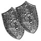 thumbnail image 3 of FELTECHELECTR escudos de caballero de juguete para niños, disfraz de caballero medieval con forma de león para fiesta de Halloween, cosplay, juego de espada y escudo., 3 of 4