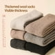 thumbnail image 4 of sweethay 1 par de calcetines de mujer de tubo medio Otoño Invierno cálido transpirable suave trabajo de oficina Casual nieve térmica Medias Caqui, 4 of 6