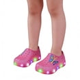 thumbnail image 6 of BOOMNY Girl's Clog Sandals Closed Toe Light Up Flat Garden Sandals for Kids Cute Butterfly Casual Summer Shoes, 6 of 7