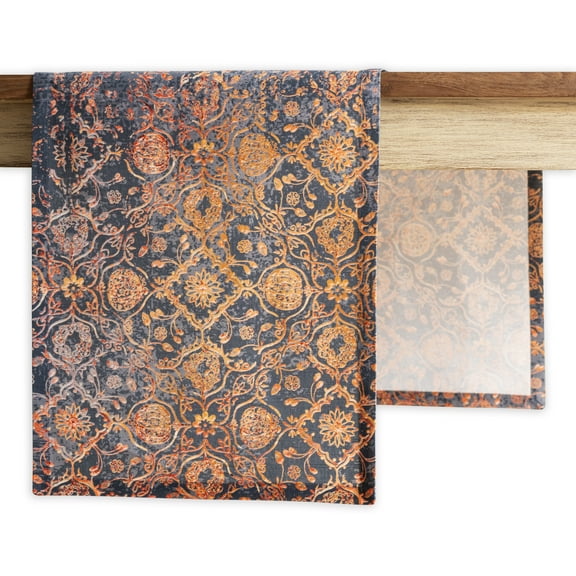 Maison d Hermine Allure 100% Cotton Table Runner 14.5 Inch by 72 Inch.