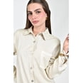 thumbnail image 5 of Vestido camisero bolsillo lentejuela Roman Fashion /Juvenil, 3838 (Arena) beige CH, 5 of 5