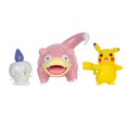 thumbnail image 1 of Pokémon Battle Figure Pack: Pikachu (Female) + Litwick & Slowpoke, 1 of 2