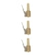 thumbnail image 3 of Riwesomey Boquilla de inflado de neumáticos inflables, Conector de válvula de inflado, adaptador de Clip resistente al desgaste para compresor, piezas de Type1 NO1 Riwesomey CBP258780, 3 of 6