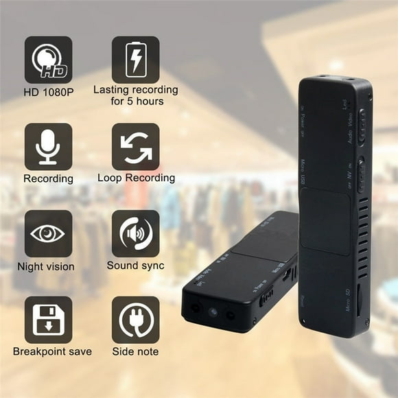 Fashion Mini Digital Dictaphone USB Rechargeable Audio Video Recorder Spy Hidden Camera