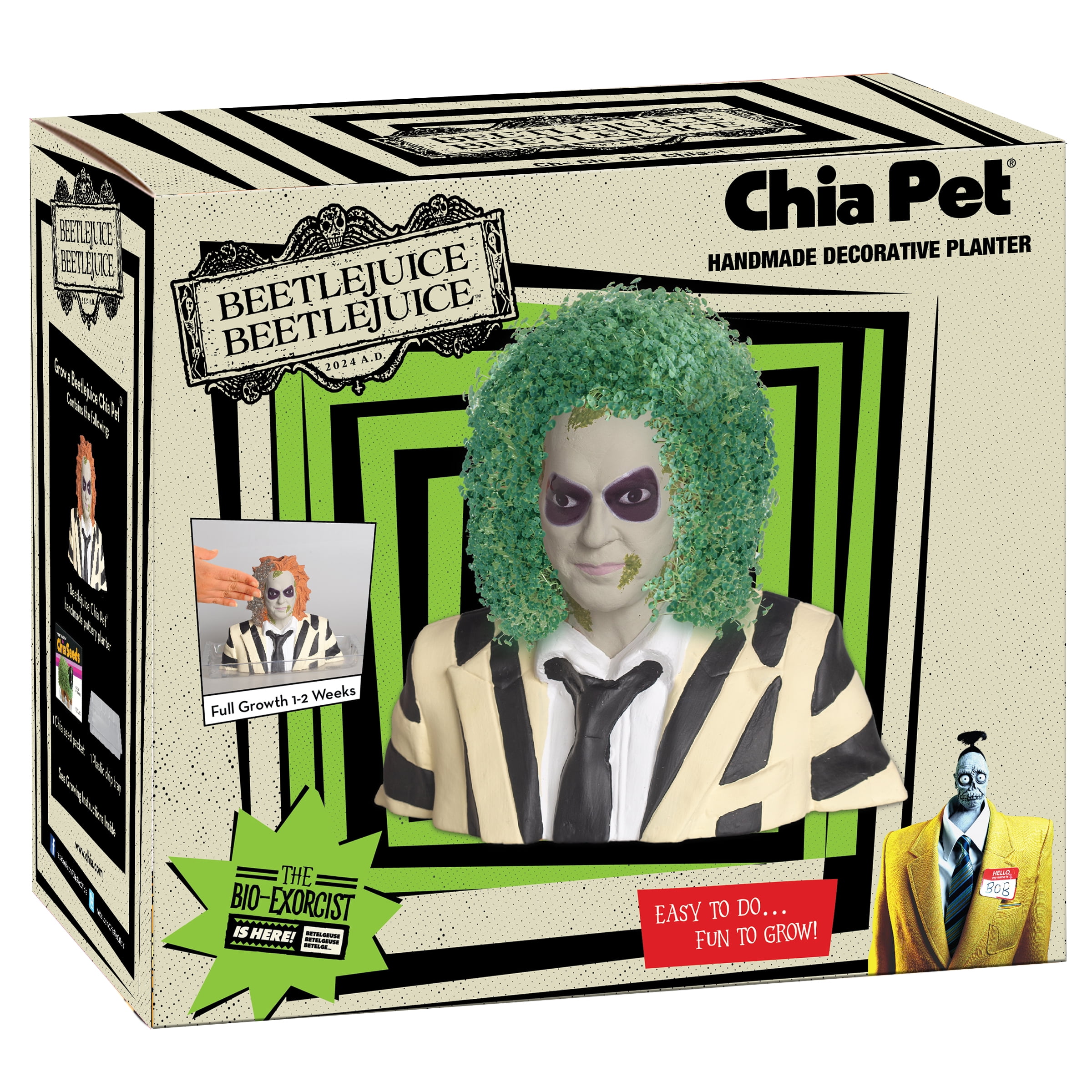 Beetlejuice Beetlejuice Chia Pet Handmade Decorative Planter by JEI