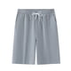 thumbnail image 2 of pstuiky Abreviatura para hombres, Pantalones cortos transpirables de color liso para hombre, informales, para vacaciones, con bolsillos Pantalones cortos de golf, 2 of 4