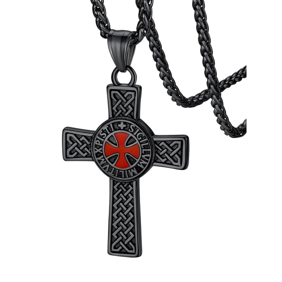 Collar FaithHeart Knights Templar Armor of God para hombre