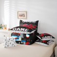 thumbnail image 5 of Ensemble de Literie Casque de Jeu Rouge 7 Pcs Lit en Sac Simple, Ensemble de Literie Gamer Pc avec Couette, 5 of 5