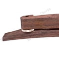 thumbnail image 2 of Rosewood 6 String Archtop Guitar Adjustable Bridge Part for Jazz Acoustic Guitar, 2 of 9