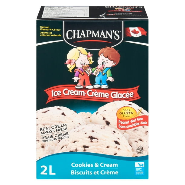 Chapman's Original crème glacée biscuits et crème