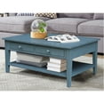 thumbnail image 2 of Spencer Blue Wood Coffee Table, 2 of 11