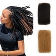 thumbnail image 6 of Afro Kinkys Bulk Human Hair for Dreadlock Extensions Loc Repair Braiding Twist Tight Afro Kinky Human Hair for Loc 1 Pack 50 Gram Dark Brown 10 Inches 1.8 Oz, 6 of 7