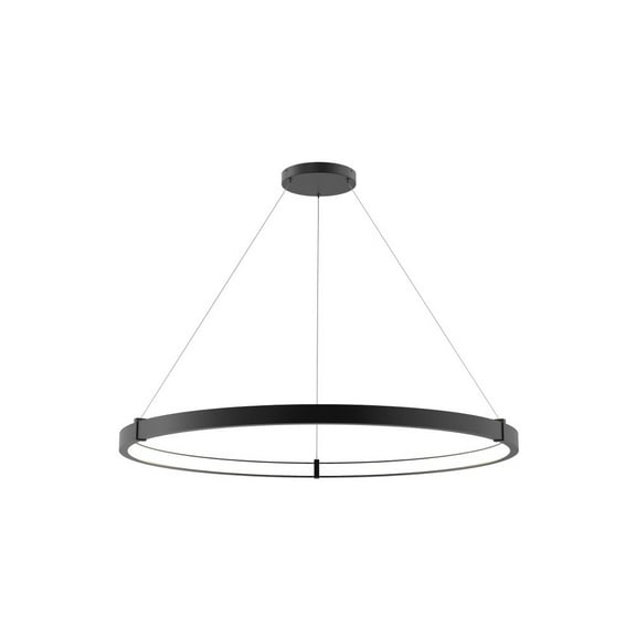73W 1 Led Medium Inward Pendant In Transitional Style 48 Inches Wide By 2 Inches High Eurofase Lighting 38135-019
