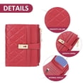 thumbnail image 3 of Cartera pequeña para mujer, billetera minimalista de cuero PU con dos pliegues y tarjetero, 3 of 5