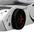 thumbnail image 4 of Furniture of America Blanche Kids Twin Platform Bed, ABS Plastic, with LED Headlights, Race Car Design, White, 4 of 6