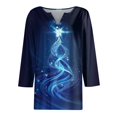 Christmas Clothes for Women , Christmas Tshirts Women Christmas Printed