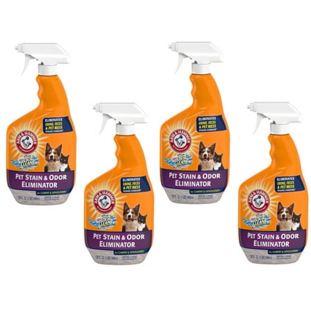 4 Pack - ARM & HAMMER Pet Home Care Pet Stain Odor Eliminator 32oz