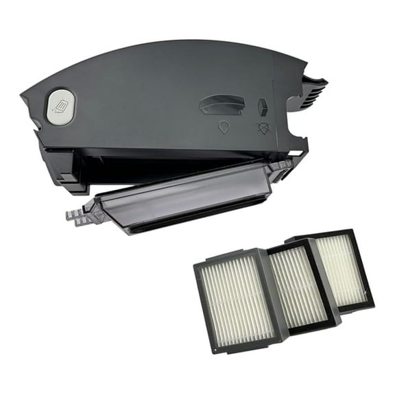 Dust Bin Dirt Canister For Roomba E5 E6 i1 i2 i3 i4 i6 i7 i8 j5 j6 j7 j8 j9 Series Vacuums Dustbin Replacement Part   3 Extra HEPA Filers