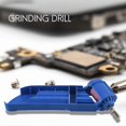 thumbnail image 2 of 2-12.5mm Drill Bit Sharpener Portable Corundum Grinding Wheel Tool Corundum Resisting Drill Polishi, 2 of 5