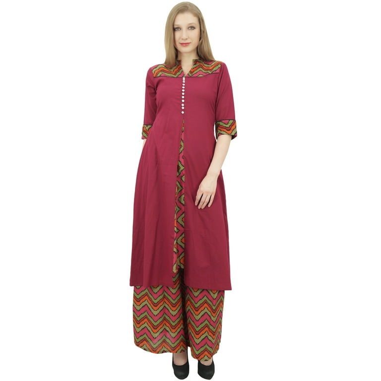 A line hotsell kurti with plazo