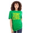 thumbnail image 3 of Don't Care Attitude Rebellious Loner Men's Graphic T Shirt Tees Brisco Brands X, 3 of 6