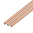 thumbnail image 1 of Uxcell tubo redondo de cobre de 500mm 3 piezas 4mm(ID)x6mm(OD)x500mm(L), 1 of 3