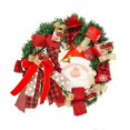 thumbnail image 3 of Nueva corona de Navidad DIY colgante festivo Teng tira decoración de Navidad accesorios simulación corona decoración puerta colgante 25cm, 3 of 5
