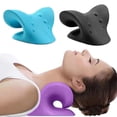 thumbnail image 1 of Almohada de masaje para cuello, cuello, hombros, cervicales, dispositivo de tracción quiropráctica, almohada de masaje para aliviar el dolor, masajeador corporal para cuello, 1 of 5