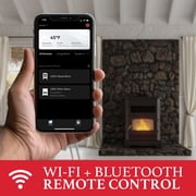 Ashley Hearth Pellet Stove Home Heater with WiFi & Bluetooth Control, AP5622-W, Black