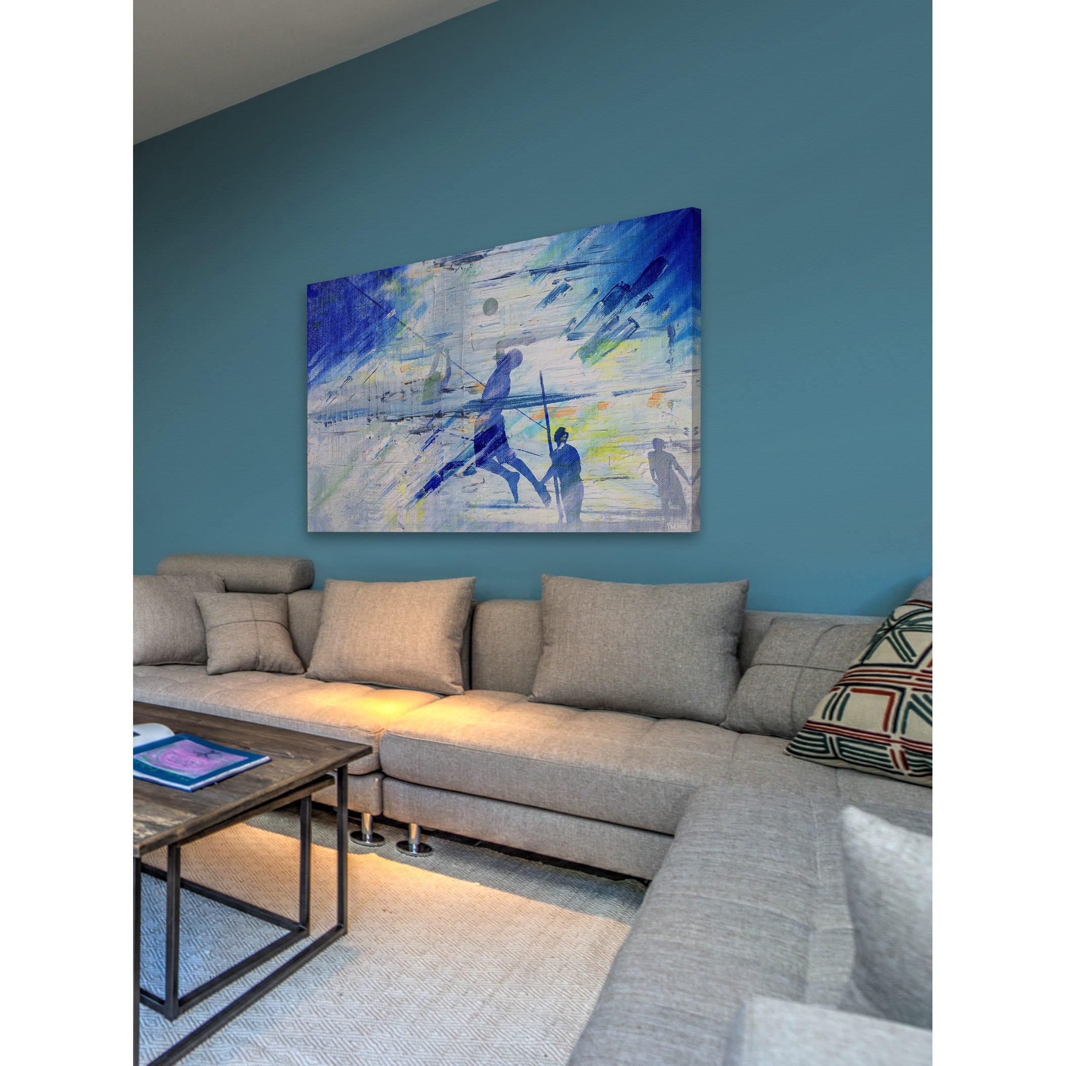 Parvez Taj Beach Volleyball Canvas Wall Art