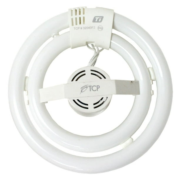TCP 01402 17040LF2 Circular Screw Base Compact Fluorescent Light Bulb