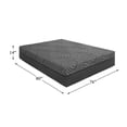 thumbnail image 2 of Lexicon 14" Eastern King Copper-Infused Memory Foam Hybrid Mattress in Gray, 2 of 2