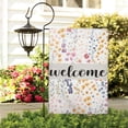 thumbnail image 3 of Spring Summer Multicolored Flower Leaves Garden Flag 12.5x18 Inch Double Side for Outdoor Courtyard Garden Decor Flowers Welcome Holiday Flag for Outside Decoration, 3 of 4