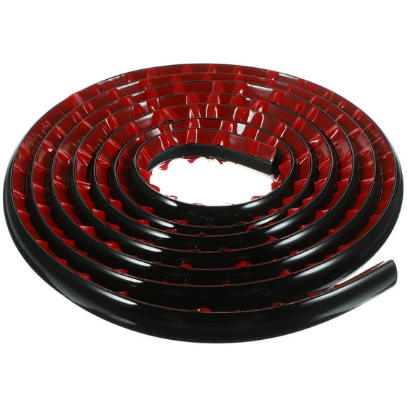 WRITWAA Flexible Trim Caulk Strip Black 1Pack 196.50x0.79x0.39in