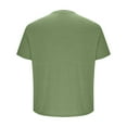thumbnail image 4 of FRSASU Men's T Shirts Short Sleeve Pullover Classic V Neck T-Shirt Casual Summer Basic Tee Shirt Green, 4 of 6
