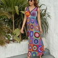 thumbnail image 3 of In Square Circle Sleeveless Dress dresses for women clothing women summer, 3 of 6