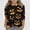 Yellow, variant on WAVSUF Girls Halloween T-Shirt, 3/4 Sleeve Round Neck Cute Printed Fall Casual Pullover Purple 7-8