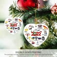 thumbnail image 3 of SUMAX1989 2022 Annual Event Christmas Ornament Keepsake Heart Acrylic Christmas Tree Hanging Ornament A Year to Remember 3", 3 of 6