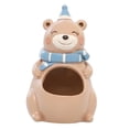 thumbnail image 2 of Cute Animal Flower Pot Creative Resin Garden Planter Home Office Desk Bear, 2 of 8