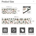 thumbnail image 3 of Yayeee Faucet Mat for Kitchen Sink 14.7" Diatomite Long Splash Guard Pad, Brown Christmas House, 2 Pack, 3 of 7