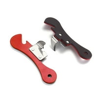 Stainless Steel Can Opener & Bottle Opener | 430 Stainless Steel Can Opening Tool with Tin Cutter | Easy Open Kitchen Gadget for Beer Bottles & Cans