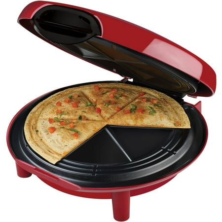 Black+Decker - Electric Quesadilla Maker - Red