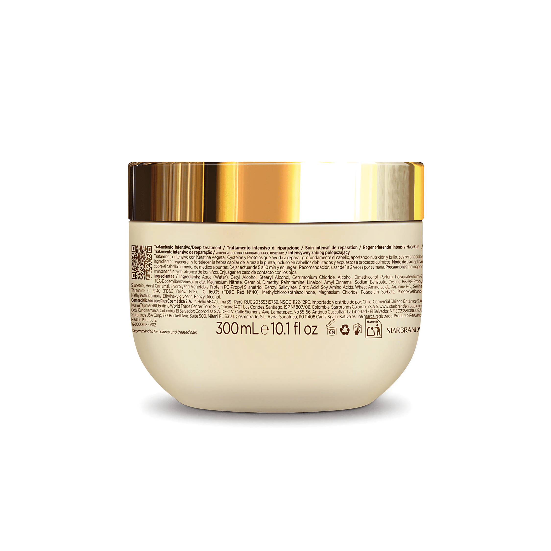 Kativa Keratina Cystein Proteins Deep Treatment 10.1 oz