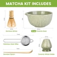 thumbnail image 2 of Juego de batidores Matcha Farielyn-X, juego de té japonés, 5 piezas con tazón de 560 ml, 2 of 7