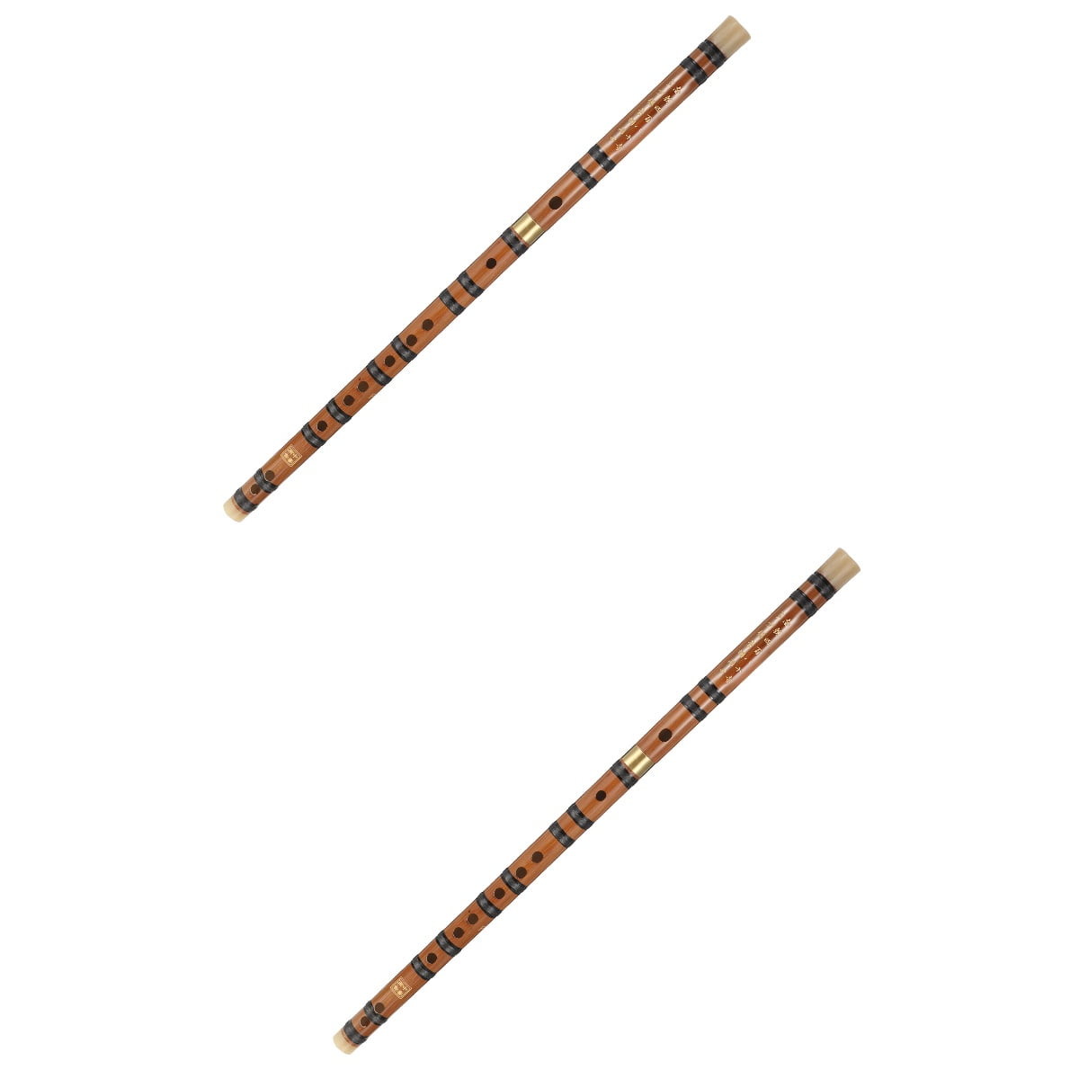 USHOBE Portable Flute 2-Pack Beginner Practice Instrument for Music Education Students and Learners