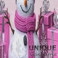 thumbnail image 6 of YIMEIS Christmas decoration Kitchen rugs Washable flannel Printed Area Rug and Mats DoorMats, bath mat,Autumn and Winter Festival Decoration-Christmas Snowman-Pink 15.7'' x 23.6''+17.7'' x 47.2'', 6 of 8